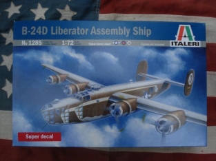 Italeri 1285  B-24D Liberator Assembly Ship
